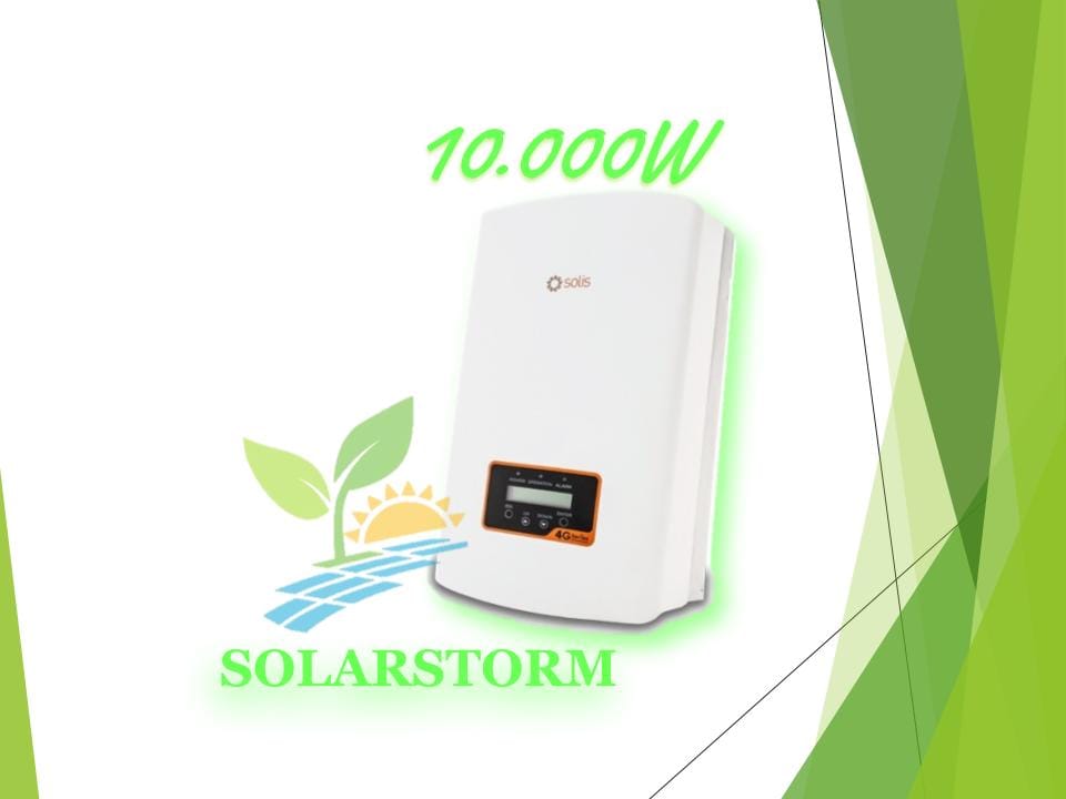 Inversor 10kw On Grid Trifásico SOLIS Certificado Sec