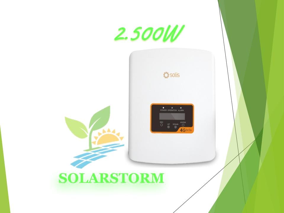 Inversor 2500w On Grid SOLIS Certificado Sec