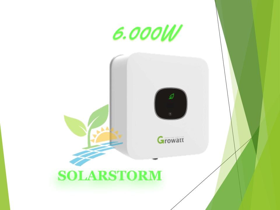 Inversor 6000w On Grid Growatt Certificado Sec