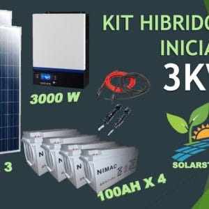 kit solar fotovoltaico 3kw inicial
