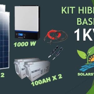 Kit Solar Off Grid Fotovoltaico 1000w Híbrido Base