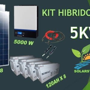 Kit Solar Fotovoltaico 5000w Híbrido fase 2