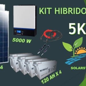 kit solar fotovoltaico hibrido inicial 5kw