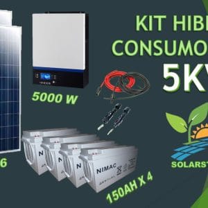 Kit Solar Fotovoltaico 5000w Híbrido Medio