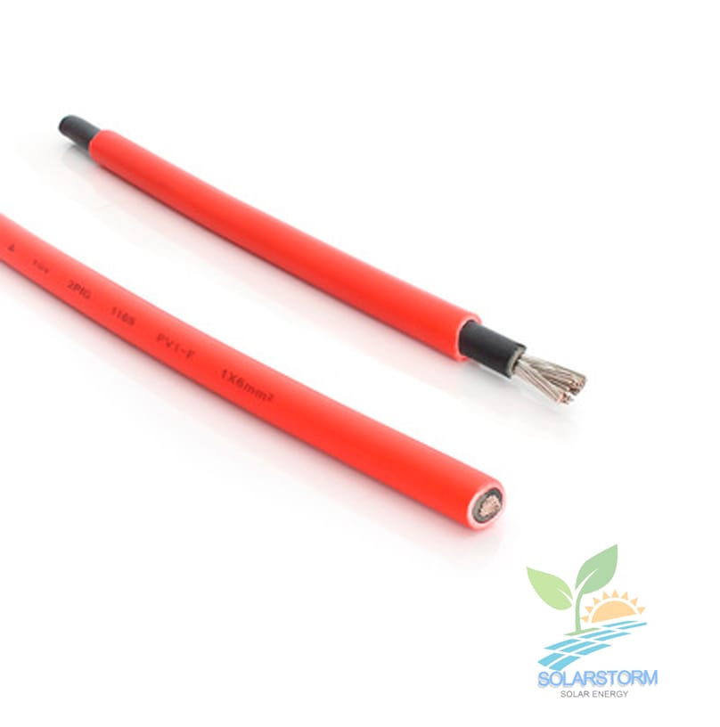 Cable Solar 10mm2 Rojo (metro)