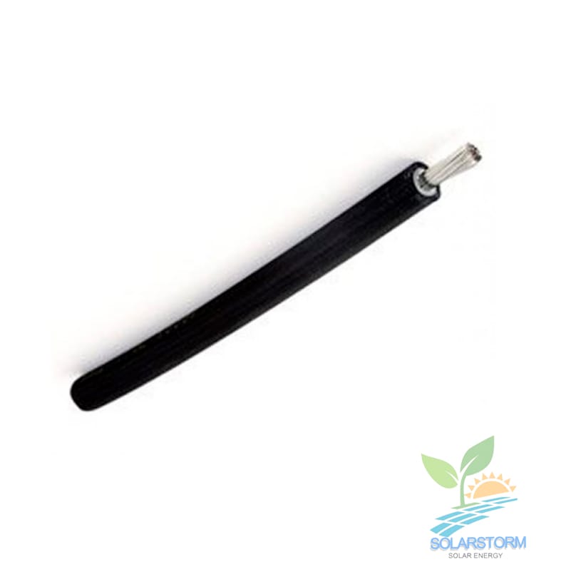 Cable solar 6mm2 negro (metro)