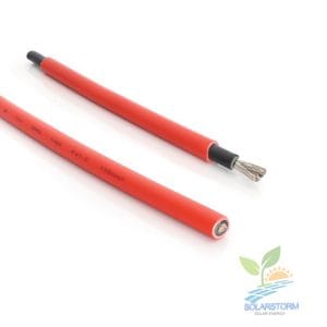 Cable solar 6mm2 rojo (metro)