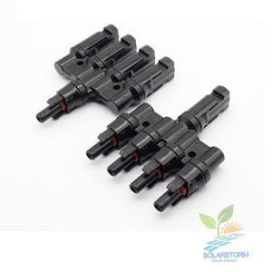 Set conector MC4 cuadruple 4T