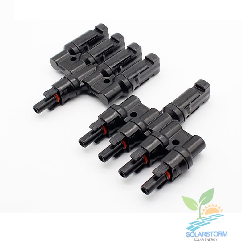 Set conector MC4 cuadruple 4T