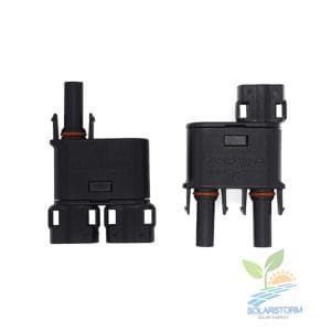 Set conector MC4 doble