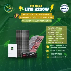 kit solar 4200w