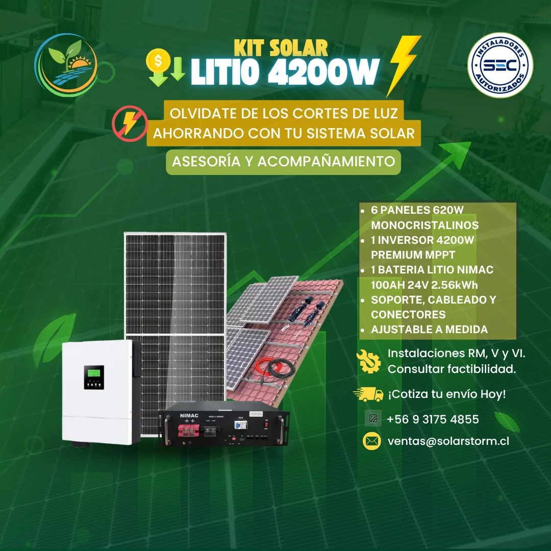kit solar 4200w ampliado