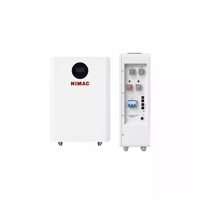 Batería de litio Nimac 51,2V 200Ah 10,24kWh para sistema solar híbrido